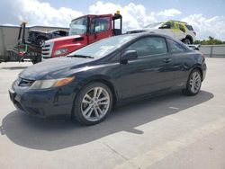 Salvage cars for sale at Wilmer, TX auction: 2007 Honda Civic SI