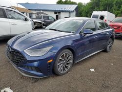 Salvage cars for sale from Copart East Granby, CT: 2020 Hyundai Sonata Limited
