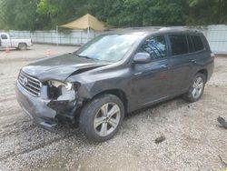 Salvage cars for sale at auction: 2008 Toyota Highlander Sport