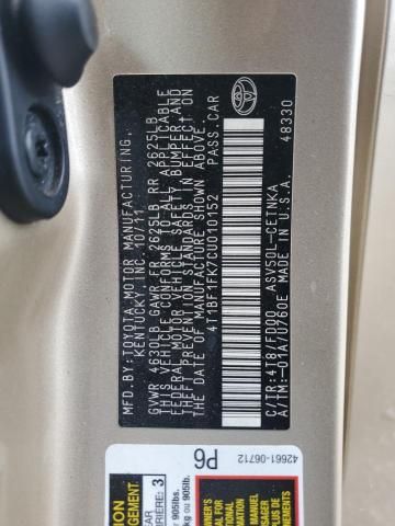 2012 Toyota Camry Base