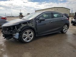 Salvage cars for sale at Haslet, TX auction: 2017 Chevrolet Cruze Premier