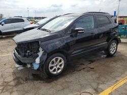 Salvage cars for sale at Woodhaven, MI auction: 2020 Ford Ecosport SE