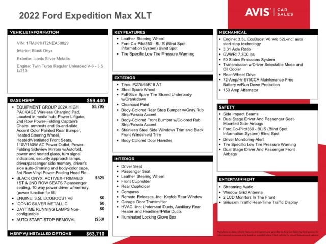 2022 Ford Expedition Max XLT