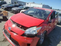 Vehiculos salvage en venta de Copart Vallejo, CA: 2015 Toyota Prius