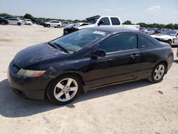 Salvage cars for sale at San Antonio, TX auction: 2007 Honda Civic EX