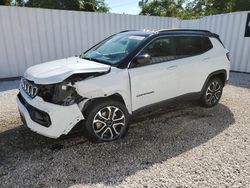 Jeep salvage cars for sale: 2023 Jeep Compass Limited