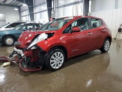 Nissan Leaf salvage cars for sale: 2013 Nissan Leaf S