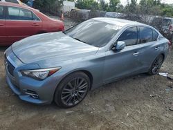 Carros salvage sin ofertas aún a la venta en subasta: 2014 Infiniti Q50 Base