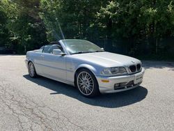 Salvage cars for sale at North Billerica, MA auction: 2002 BMW 330 CI