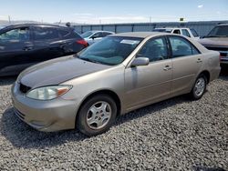 Salvage cars for sale at Reno, NV auction: 2002 Toyota Camry LE