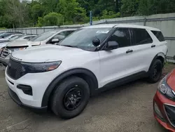 Salvage cars for sale at Ellwood City, PA auction: 2022 Ford Explorer Police Interceptor