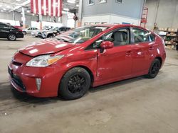 Salvage cars for sale at Blaine, MN auction: 2015 Toyota Prius