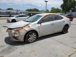 Salvage cars for sale from Copart Sacramento, CA: 2014 Toyota Corolla L