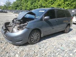 Salvage cars for sale from Copart Waldorf, MD: 2006 Toyota Sienna CE