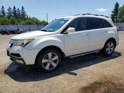 Salvage cars for sale at Bowmanville, ON auction: 2010 Acura MDX Technology