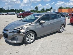 Chevrolet salvage cars for sale: 2019 Chevrolet Cruze LT