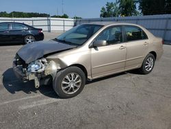Salvage cars for sale at Dunn, NC auction: 2005 Toyota Corolla CE