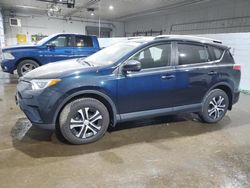 Toyota Rav4 LE salvage cars for sale: 2018 Toyota Rav4 LE