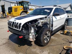 Salvage cars for sale at Pekin, IL auction: 2017 Jeep Cherokee Trailhawk