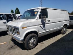 Salvage trucks for sale at Hayward, CA auction: 1991 Ford Econoline E350 Van