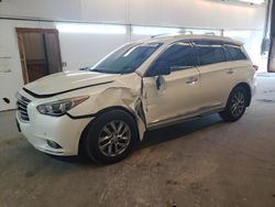 Salvage cars for sale at West Warren, MA auction: 2015 Infiniti QX60