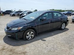 Salvage cars for sale from Copart Indianapolis, IN: 2013 Honda Civic LX