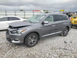 Salvage cars for sale at Cahokia Heights, IL auction: 2019 Infiniti QX60 Luxe