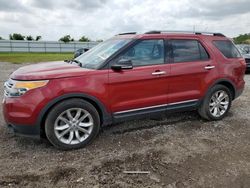 Salvage cars for sale at Houston, TX auction: 2013 Ford Explorer XLT