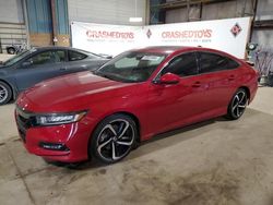 Honda Accord Sport salvage cars for sale: 2019 Honda Accord Sport