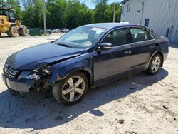 Salvage cars for sale at Candia, NH auction: 2013 Volkswagen Passat SE