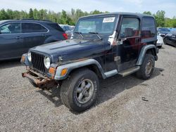 Salvage cars for sale at Bowmanville, ON auction: 1997 Jeep Wrangler / TJ Sport