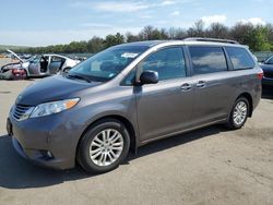 Salvage cars for sale at Brookhaven, NY auction: 2017 Toyota Sienna XLE