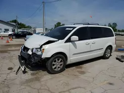 Salvage cars for sale at Pekin, IL auction: 2013 Chrysler Town & Country Touring
