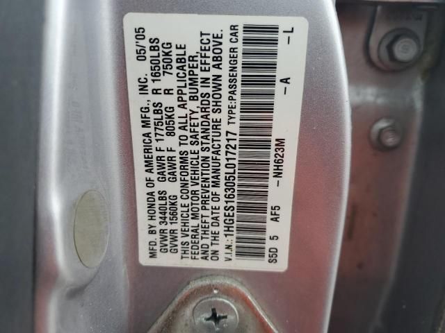 2005 Honda Civic DX VP