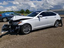 Salvage cars for sale at Columbia Station, OH auction: 2017 Genesis G80 Base