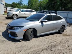 Salvage cars for sale from Copart Lyman, ME: 2018 Honda Civic Sport