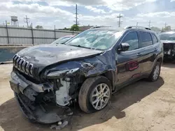 Salvage cars for sale at Chicago Heights, IL auction: 2017 Jeep Cherokee Latitude