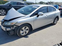 Salvage cars for sale from Copart Orlando, FL: 2015 Honda Civic LX