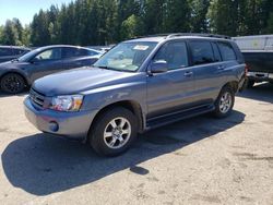 Salvage cars for sale from Copart Arlington, WA: 2004 Toyota Highlander