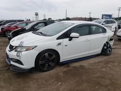 Salvage cars for sale at Dyer, IN auction: 2015 Honda Civic LX