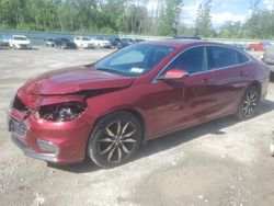 Salvage cars for sale from Copart Leroy, NY: 2017 Chevrolet Malibu LT