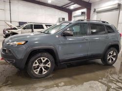 Salvage cars for sale at Avon, MN auction: 2015 Jeep Cherokee Trailhawk