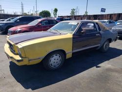 Salvage cars for sale at Wilmington, CA auction: 1978 Ford Mustang