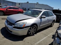 Salvage cars for sale at Vallejo, CA auction: 2004 Honda Accord EX