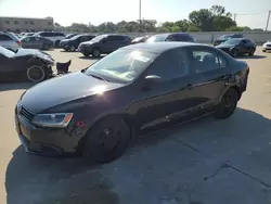 Salvage cars for sale at Wilmer, TX auction: 2014 Volkswagen Jetta Base