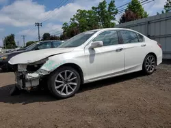 Salvage cars for sale at New Britain, CT auction: 2016 Honda Accord EXL