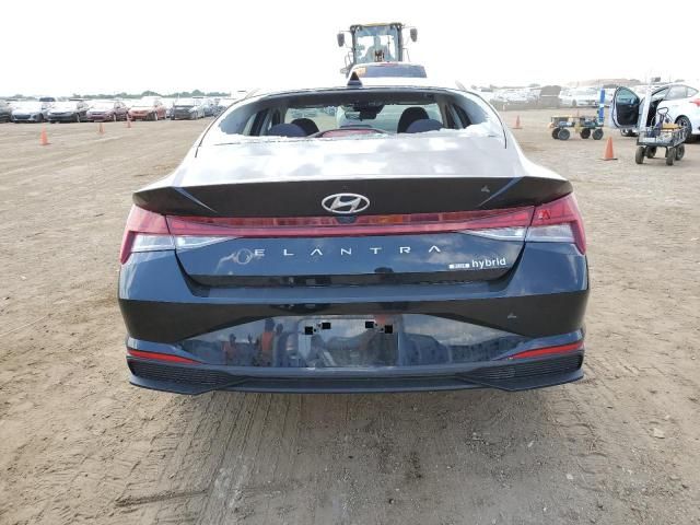 2022 Hyundai Elantra Blue