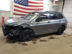 Salvage cars for sale from Copart Lyman, ME: 2023 Volkswagen Tiguan SE R-LINE Black