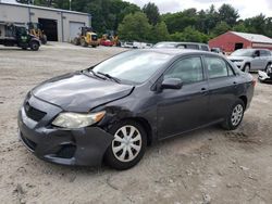 Salvage cars for sale at Mendon, MA auction: 2009 Toyota Corolla Base