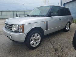 Salvage cars for sale from Copart Chicago Heights, IL: 2005 Land Rover Range Rover HSE